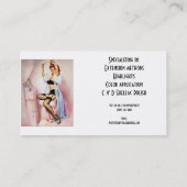 VisitenkarteRetro Pinup Visitenkarte (Rückseite)