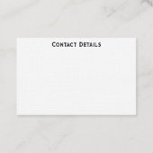 VisitenkarteS ART&DESIGN STYLE Visitenkarte (Rückseite)