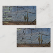 Visitenkartesaguaro-Kaktus Visitenkarte (Vorne/Hinten)