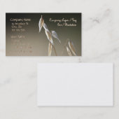 Visitenkartesamenschablone des wilden Hafers Visitenkarte (Vorne/Hinten)