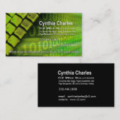 Visitenkarteschablone des Netz-Design-1 Visitenkarte (Vorne/Hinten)