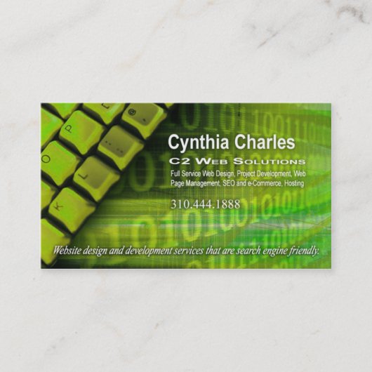 Visitenkarteschablone des Netz-Design-1 Visitenkarte (Vorderseite)