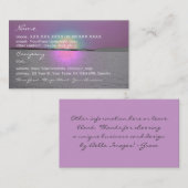 Visitenkarteschablone des visitenkarte (Vorne/Hinten)