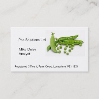 Visitenkarteschablone Visitenkarte