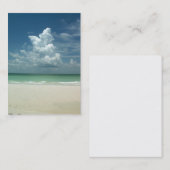 "Visitenkartestrandszene " Visitenkarte (Vorne/Hinten)