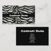 VisitenkarteZebra Visitenkarte (Vorne/Hinten)