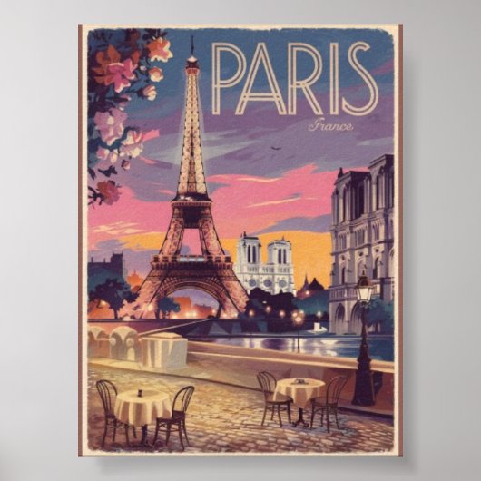 Visiter Paris Poster (Vorne)