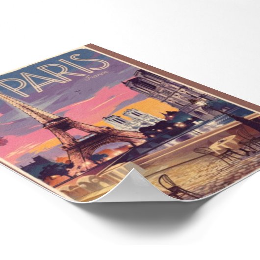 Visiter Paris Poster (Ecke)