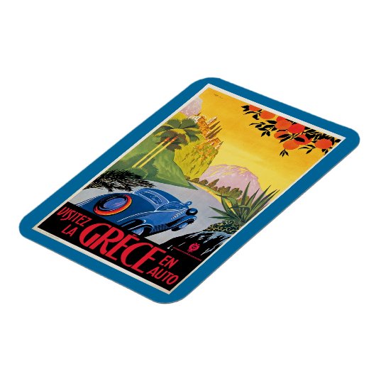 Visitez La Grece en Auto Magnet (Linke Seite)