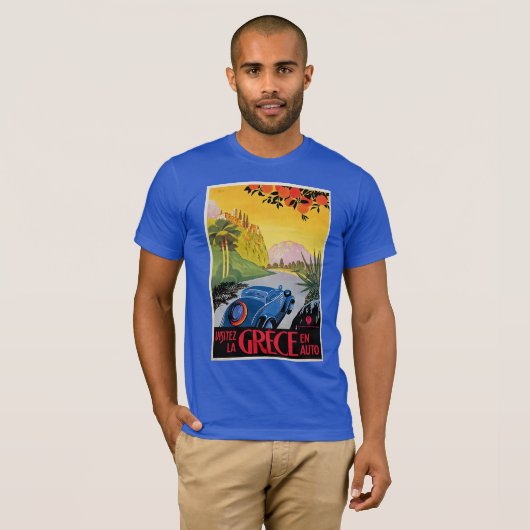Visitez La Grece en Auto T-Shirt (Vorne ganz)