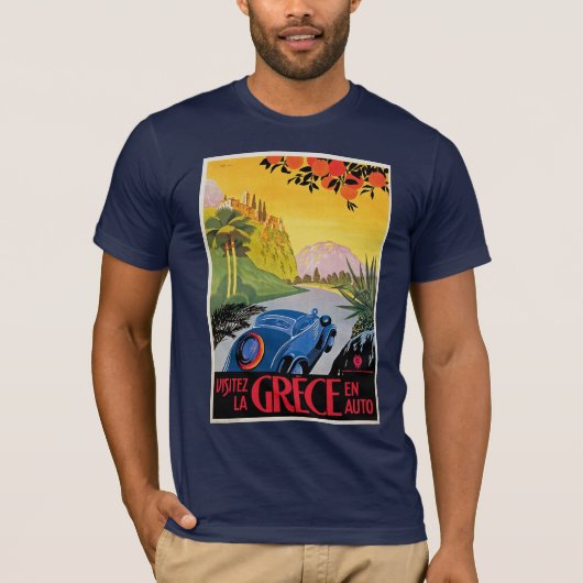 Visitez La Grece en Auto T-Shirt (Vorderseite)