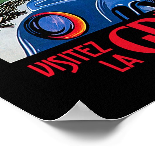 Visitez La Grece Poster (Ecke)