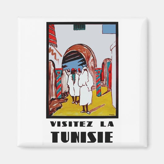 Visitez La Tunisie Magnet (Vorne)