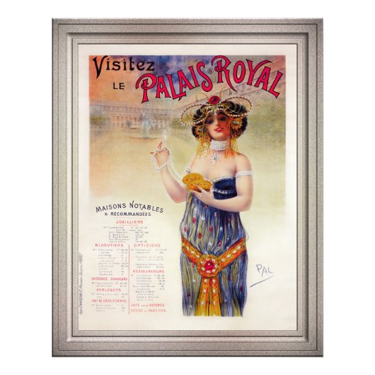 Visitez Le Palais Royal von Jean de Paleologue Fotodruck (Vorne)