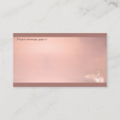 Visitkort — Connect, Swan Telefonnummerkarte (Rückseite)