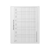 Visitor Sign In Sign Out Tracker Notizblock (Rotiert)