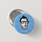 visnu Knopf (blau) Button (Vorne & Hinten)