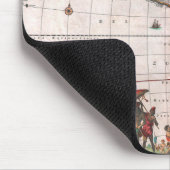 Visscher-Karte der Neuen Welt Mousepad (Ecke)