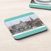 Vissershaven View, Vlissingen, Niederlande Getränkeuntersetzer (Linke Seite)