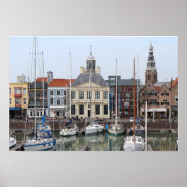 Vissershaven View, Vlissingen, Niederlande Poster