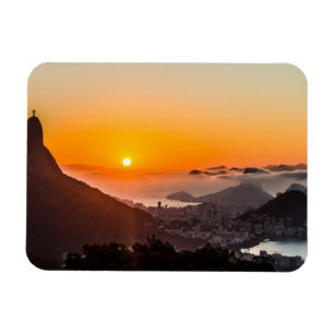 Vista Chinesa, Rio de Janeiro, Brasilien Magnet