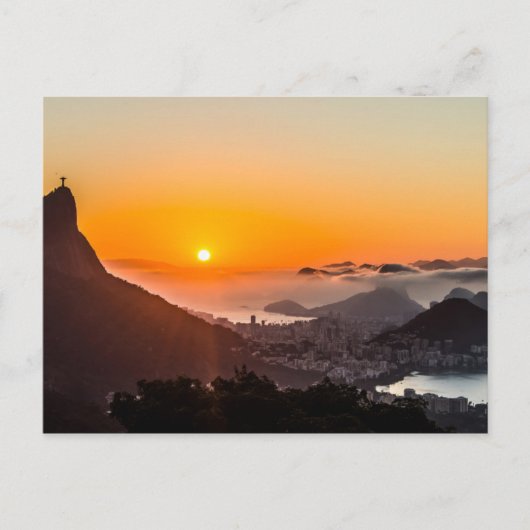 Vista Chinesa, Rio de Janeiro, Brasilien Postkarte (Vorderseite)