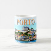 Vista del rio Douro porto portugal Kaffeetasse (Mittel)