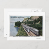 Vista Dome Twin Zephers Railway Postkarte (Vorne/Hinten)