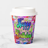 Vista Express Birthday Paper Cup Pappbecher (Vorderseite)