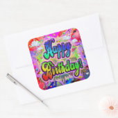 Vista Express Happy Birthday Sticker (Umschlag)