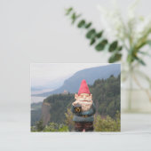 Vista Gnome Postkarte (Stehend Vorderseite)