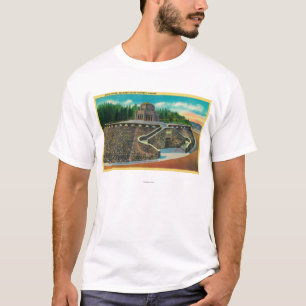 Vista-Haus auf Columbia River, Oregon T-Shirt