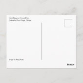 Vista House at Crown Point, Oregon Postcard Postkarte (Rückseite)