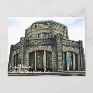 Vista House, Columbia River Gorge, OR Postkarte