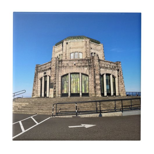 Vista House, Columbia River Gorge, Oregon Fliese (Vorderseite)