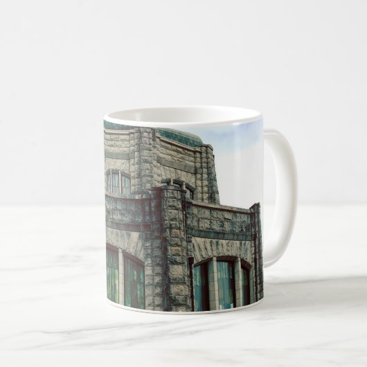 Vista House, Columbia River Gorge, Oregon Kaffeetasse (VorderseiteRechts)