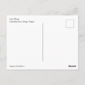 Vista House, Columbia River Gorge, Oregon Postkarte (Rückseite)