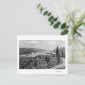 Vista House & Crown Point auf dem Columbia River Postkarte (Stehend Vorderseite)