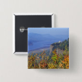 Vista House, High on Crown Point an der Mündung Button (Vorne & Hinten)