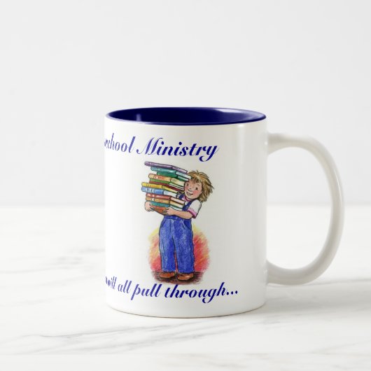 Vista-Hügel Homeschool Ministerium Zweifarbige Tasse (Rechts)