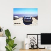 "Vista" Nissan GT-R an der Spitze der Welt Poster (Heimbüro)