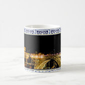 Vista nocturna da Ponte D. Luís I no Porto Kaffeetasse (Mittel)