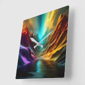 Vista-Wall-Uhr Quadratische Wanduhr (Winkel)