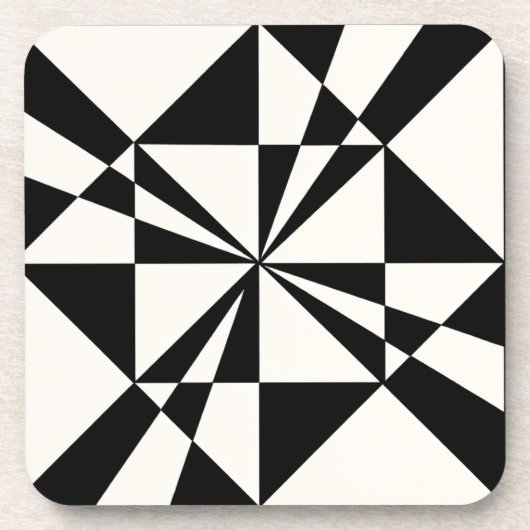 Visual Pull | Modern Getränkeuntersetzer (Vorderseite)