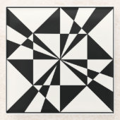 Visual Pull | Modern Glasuntersetzer (Vorderseite)