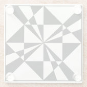 Visual Pull | Modern Glasuntersetzer (Rückseite)