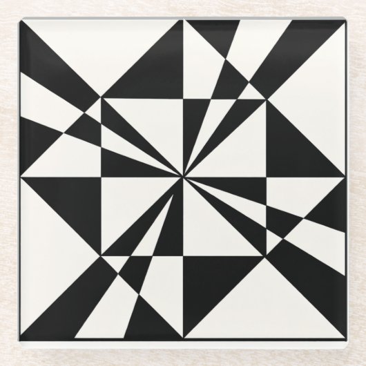 Visual Pull | Modern Glasuntersetzer (Vorderseite)