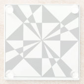 Visual Pull | Modern Glasuntersetzer (Rückseite)