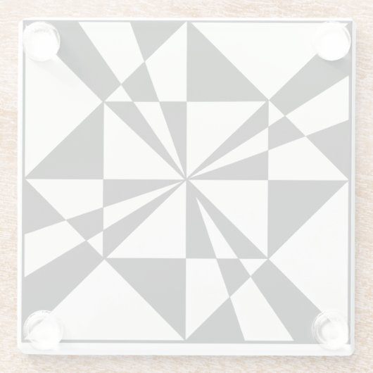 Visual Pull | Modern Glasuntersetzer (Rückseite)