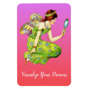 Visualisiere deine farbenfrohen Traumfee-Magnet Magnet